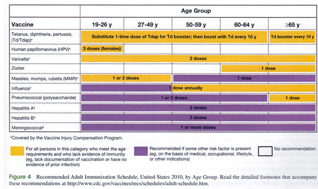 Suggested Immunization Schedule